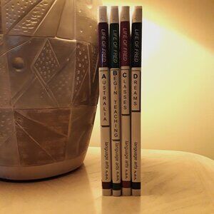 Life of Fred language arts book set, like new, perfect condition